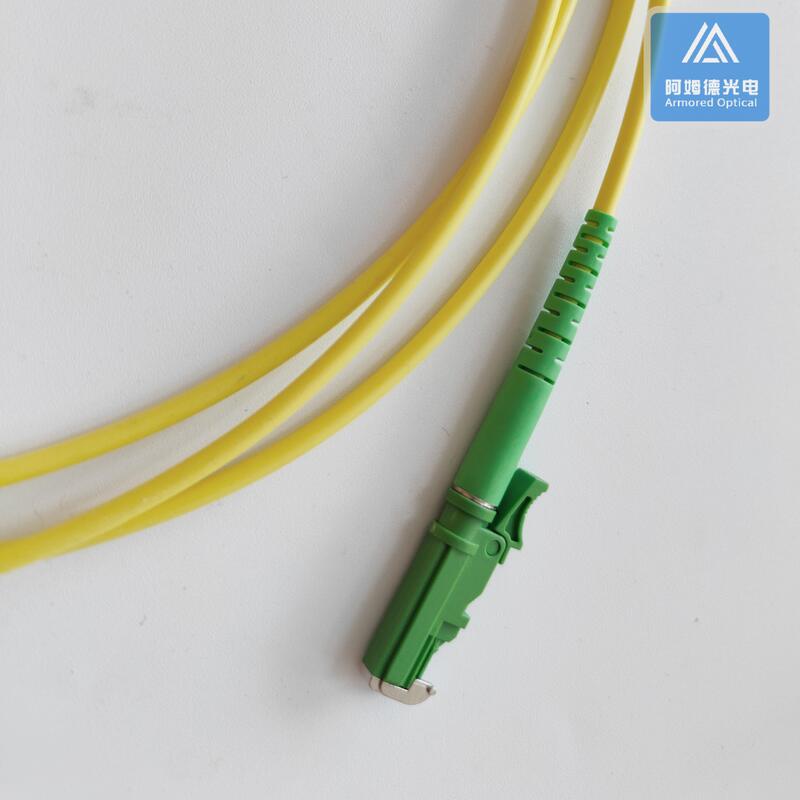 Simplex SM E2000-FC-2M Fiber Patch Cord 2.8mm Yellow LSZH Patch Cable Assembly